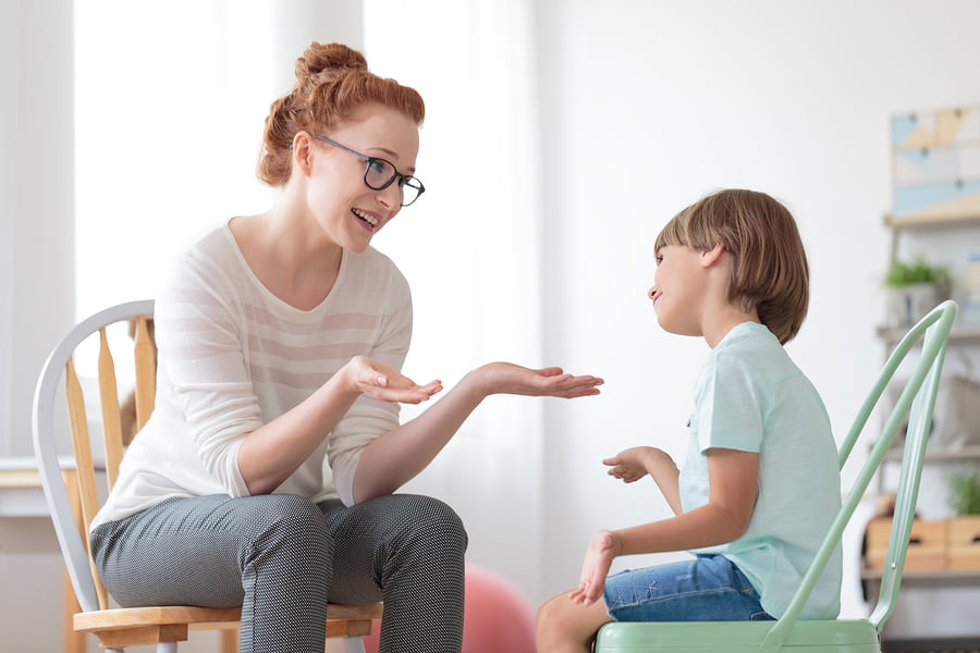 Çocuklarda dil ve konuşma terapisi