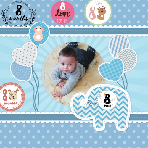 Kızlar 8 aylık konsept fotoğraf ne yaptınızAile